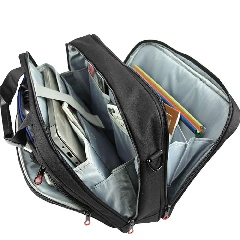 Kroser Laptop & Tablet Briefcase Bag 15.6 Inch Water Repellent With RFID Pockets